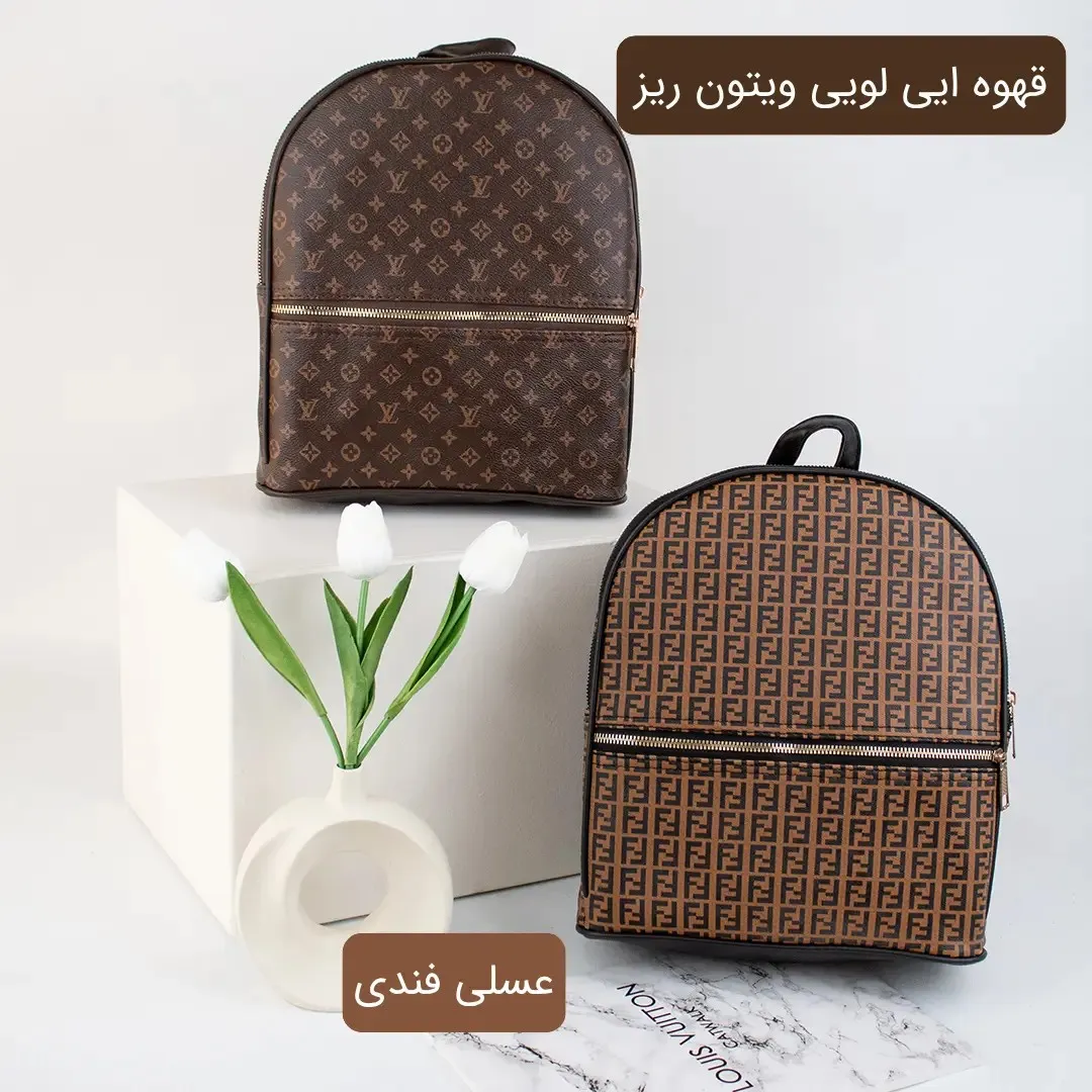 کوله پشتی چرم مصنوعی اسپرت و روزمره ابعاد 30 در 25 سانتیمتر - Image 4