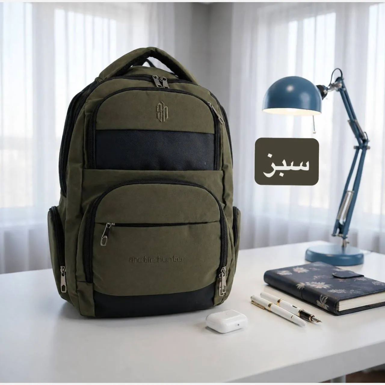 کوله پشتی کتانی اسپرت مدرسه و دانشگاه ابعاد 50 در 30 سانتیمتر - Image 5