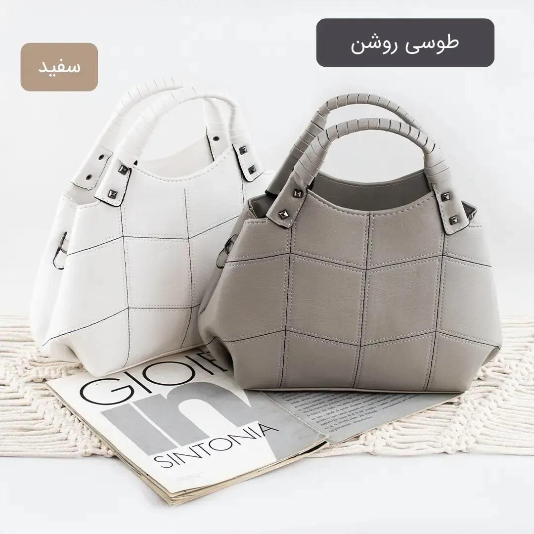 کیف زنانه چرم مصنوعی روزمره بند بلند - Image 3