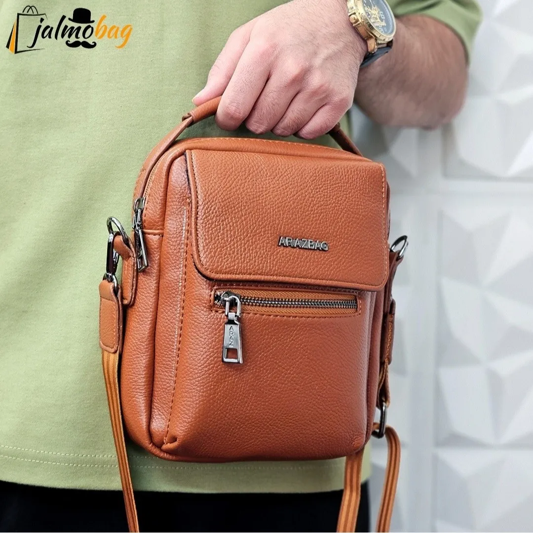 کیف دستی و دوشی چرم خارجی ضد خش وارداتی - Image 3