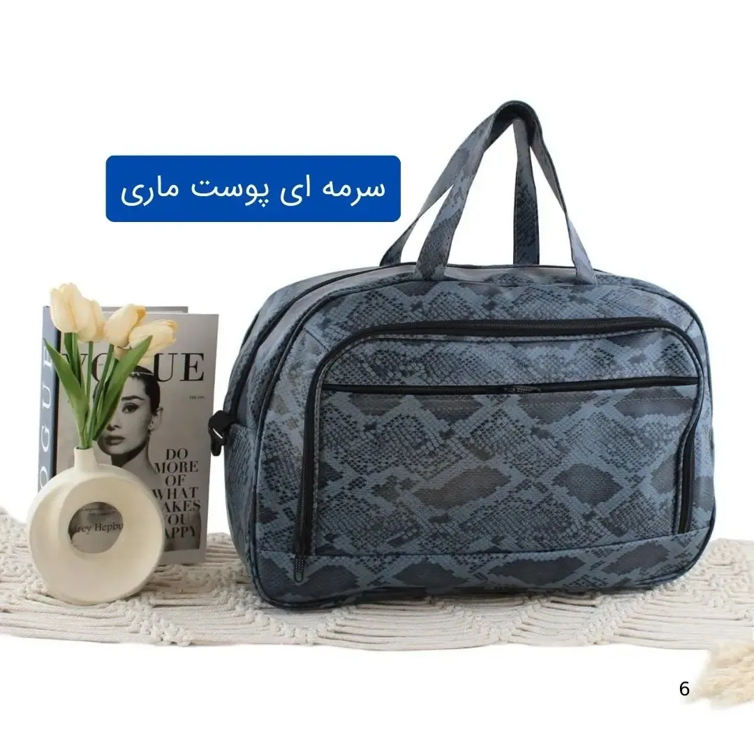 ساک دستی چرم مصنوعی زنانه روزمره و مهمانی با بند بلند - Image 3
