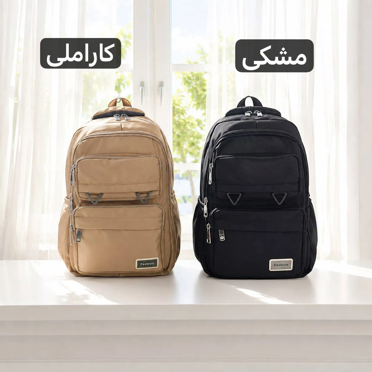 کوله پشتی مدرسه و دانشگاه جنس کجراه خارجی ابعاد 45 در 30 سانتیمتر - Image 6