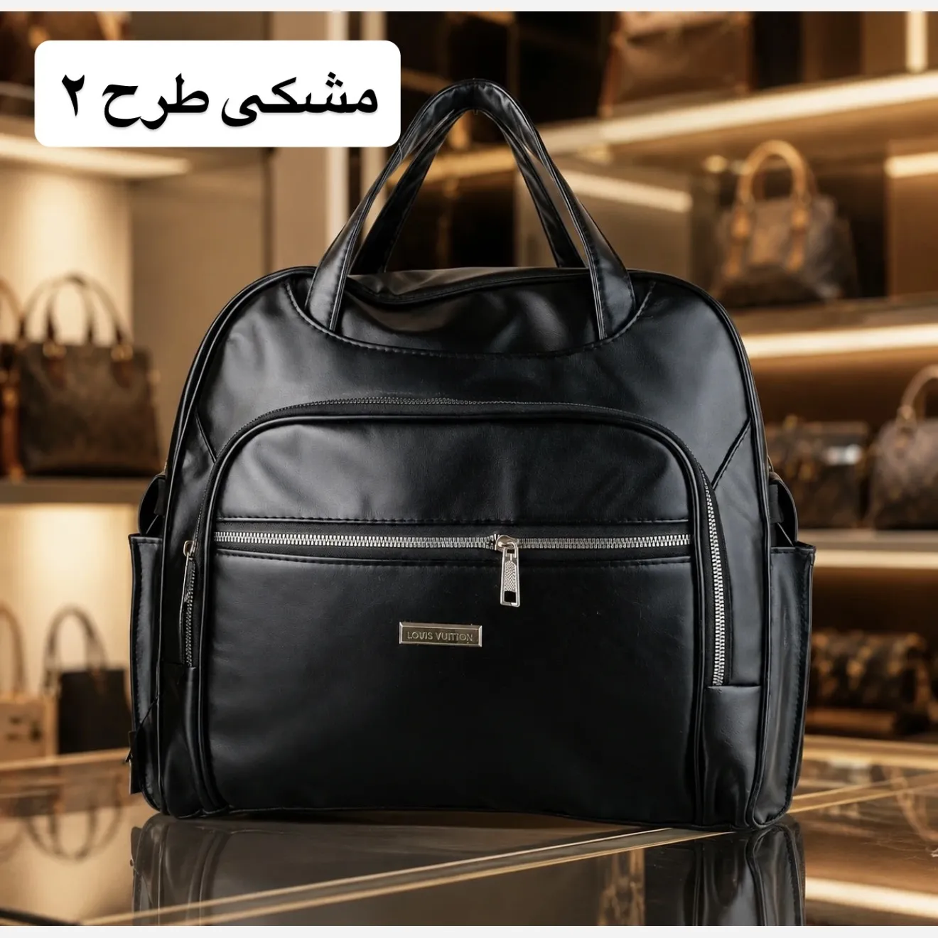 کیف زنانه چرم مصنوعی روزمره مسافرتی مهمانی - Image 3