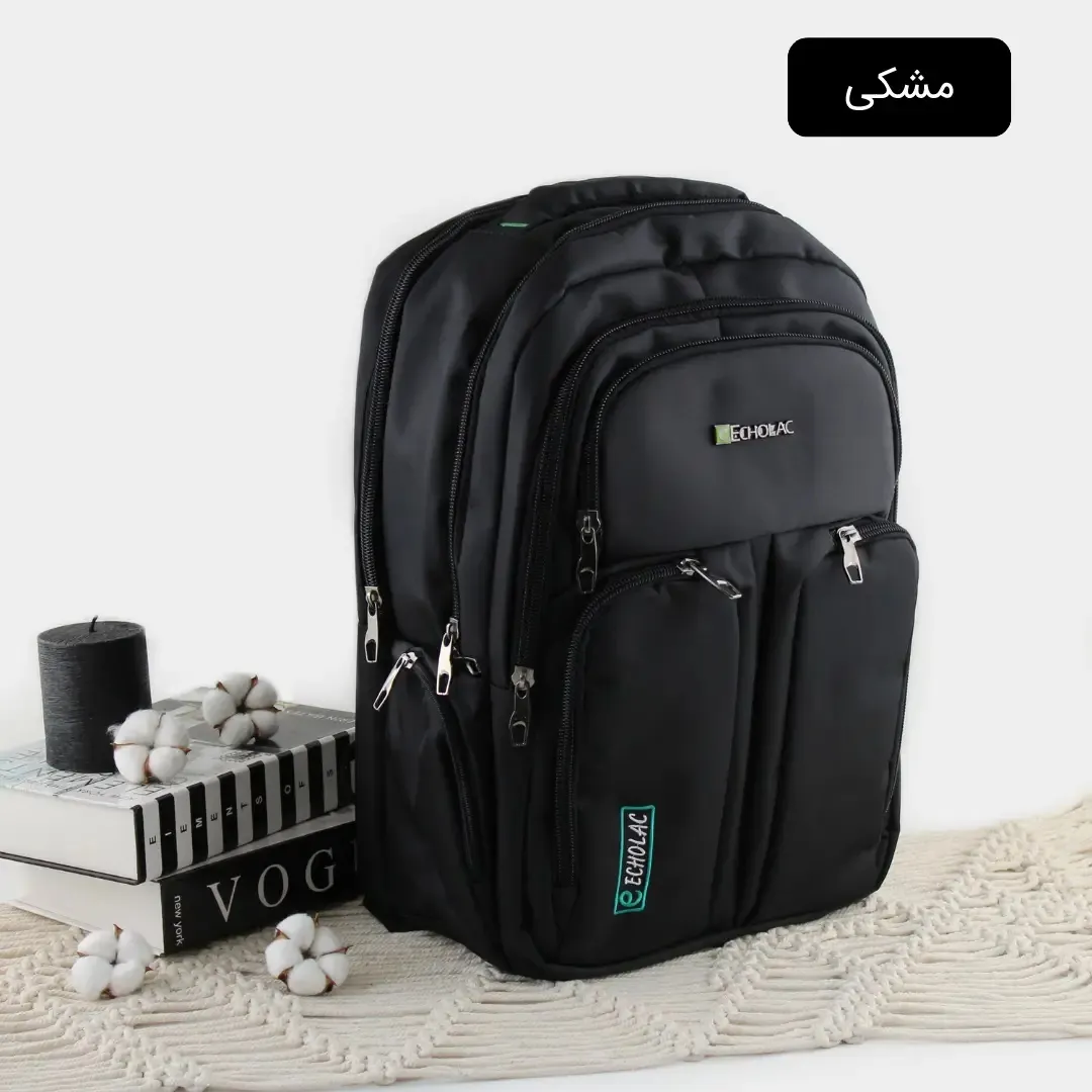 کوله پشتی پارچه ای مناسب مدرسه و دانشگاه ابعاد 50 در 35 سانتیمتر - Image 6