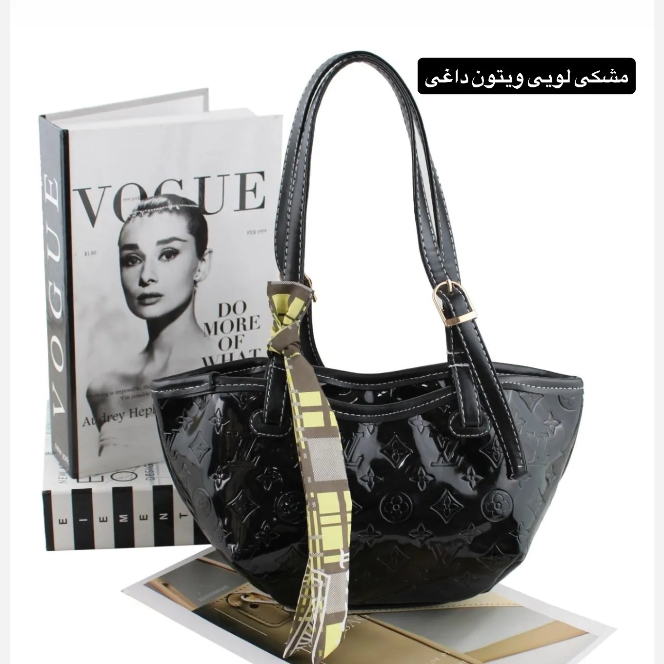 کیف پاسپورتی چرم مصنوعی زنانه اسپرت مجلسی ابعاد 30 در 15 در 10 سانتیمتر - Image 4