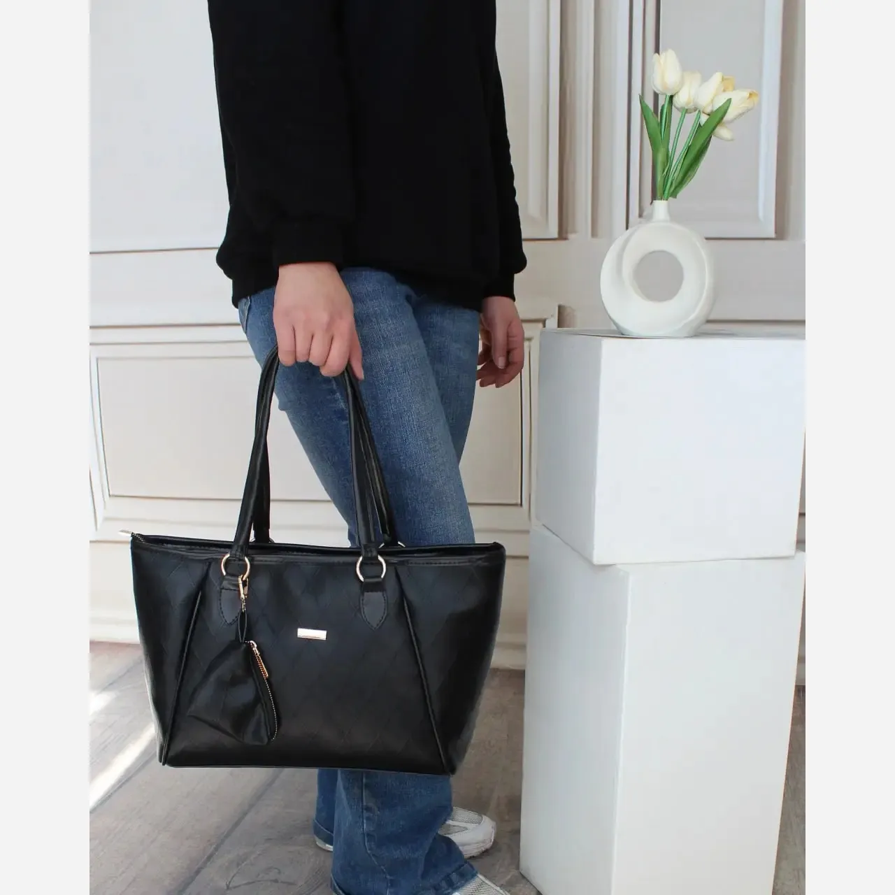 کیف زنانه چرم مصنوعی روزمره و مهمانی - Image 6
