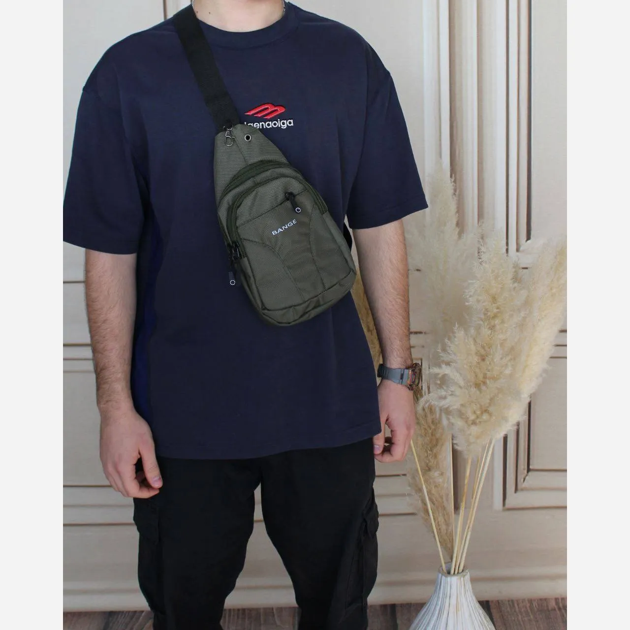 بادی بگ مردانه پارچه ای ابعاد 20 در 10 سانتیمتر با آستر ساتن - Image 3