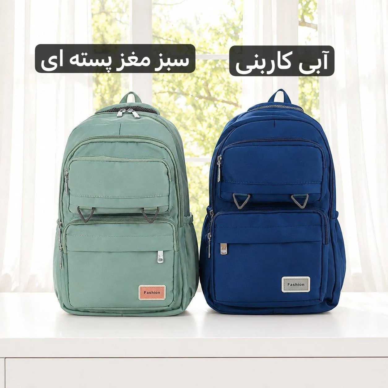 کوله پشتی مدرسه و دانشگاه جنس کجراه خارجی ابعاد 45 در 30 سانتیمتر - Image 9