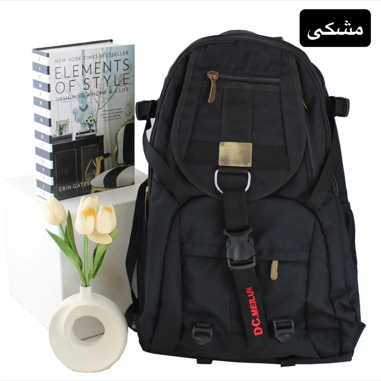 کوله پشتی اسپرت و مدرسه دانشگاهی پارچه ای با ابعاد 57x38x18 سانتیمتر - Image 3