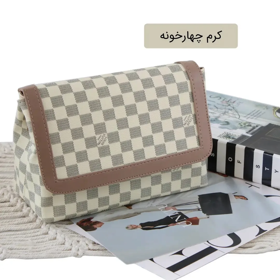 کیف پاسپورتی چرم مصنوعی زنانه روزمره ابعاد 28 در 18 در 10 سانتیمتر - Image 6
