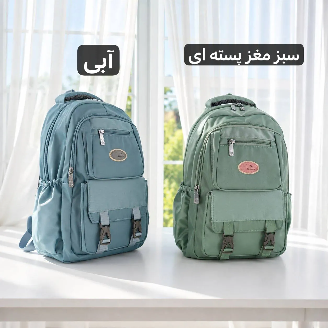 کوله پشتی برزنت مدرسه و دانشگاه ابعاد 45 در 35 سانتیمتر - Image 7