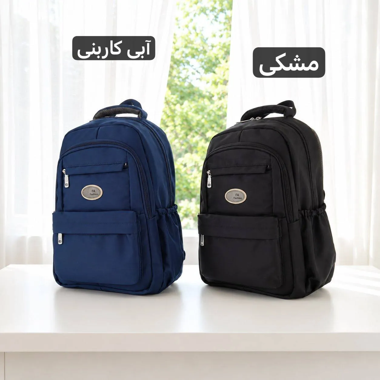 کوله پشتی مدرسه و دانشگاه جنس کجراه خارجی ابعاد 45x30x10 سانتیمتر - Image 10
