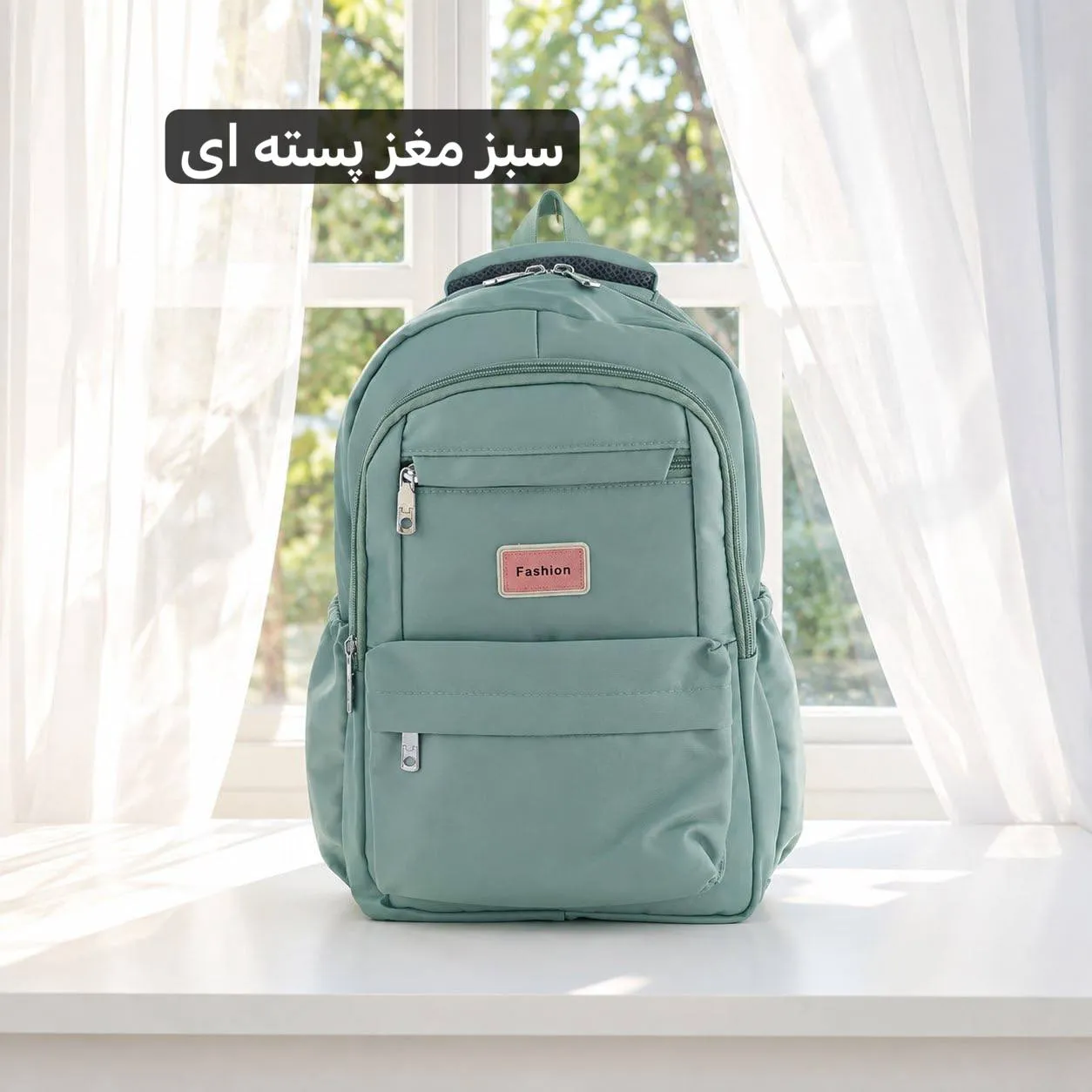 کوله پشتی مدرسه و دانشگاه جنس کجراه خارجی ابعاد 45x30x10 سانتیمتر - Image 6