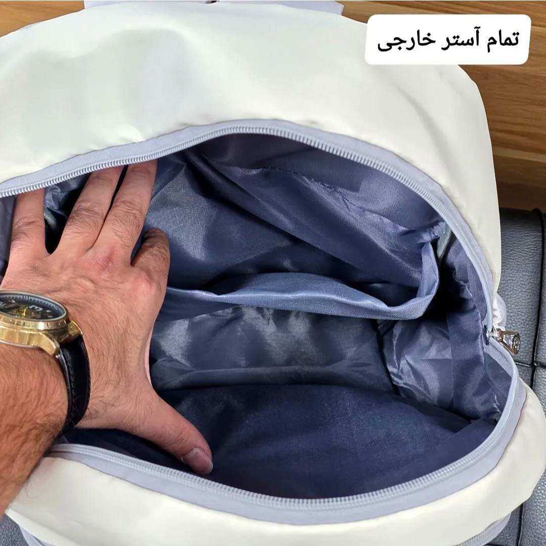 کوله پشتی مدرسه رنگی ضد آب مناسب دبستان و راهنمایی ارتفاع 40 سانتیمتر - Image 20