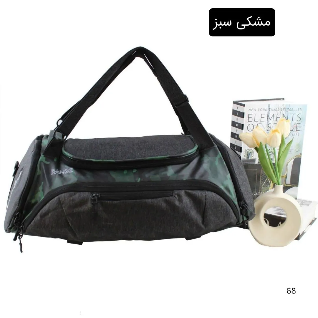 ساک ورزشی اسپرت پارچه ای با بند بلند و جیب بیرونی - Image 3