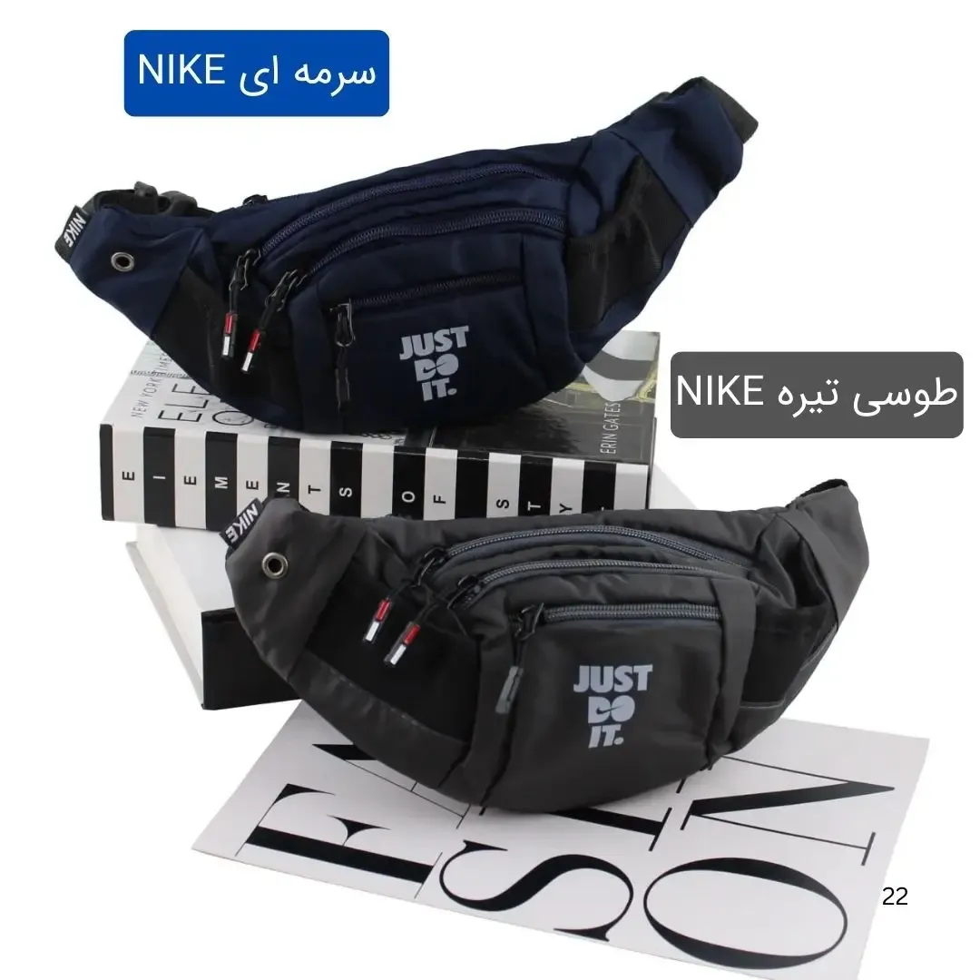 کیف مردانه پارچه ای اسپرت روزمره با بند بلند جیب دار - Image 2