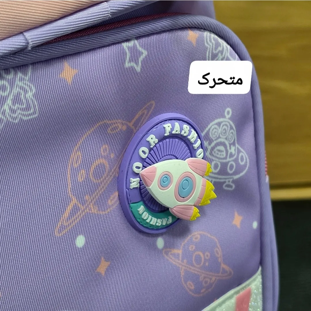 کوله پشتی ابتدایی دخترانه ضد آب ریپس وارداتی مناسب کلاس اول تا چهارم طبی و ضد تعریق - Image 11